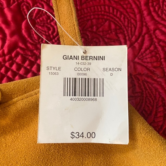 Genuine suede Gianni Bernini cross body bag - Picture 3 of 16